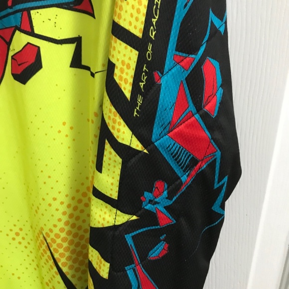 O'NEAL Long Sleeve Neon Yellow Shirt Men's Small - Picture 7 of 10